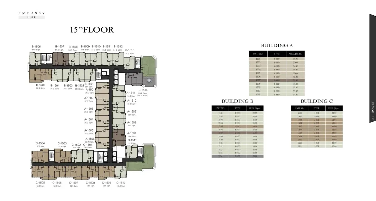 Embassy Life Floor Plan 15