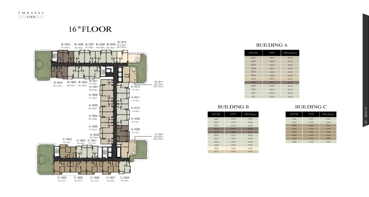 Embassy Life Floor Plan 16