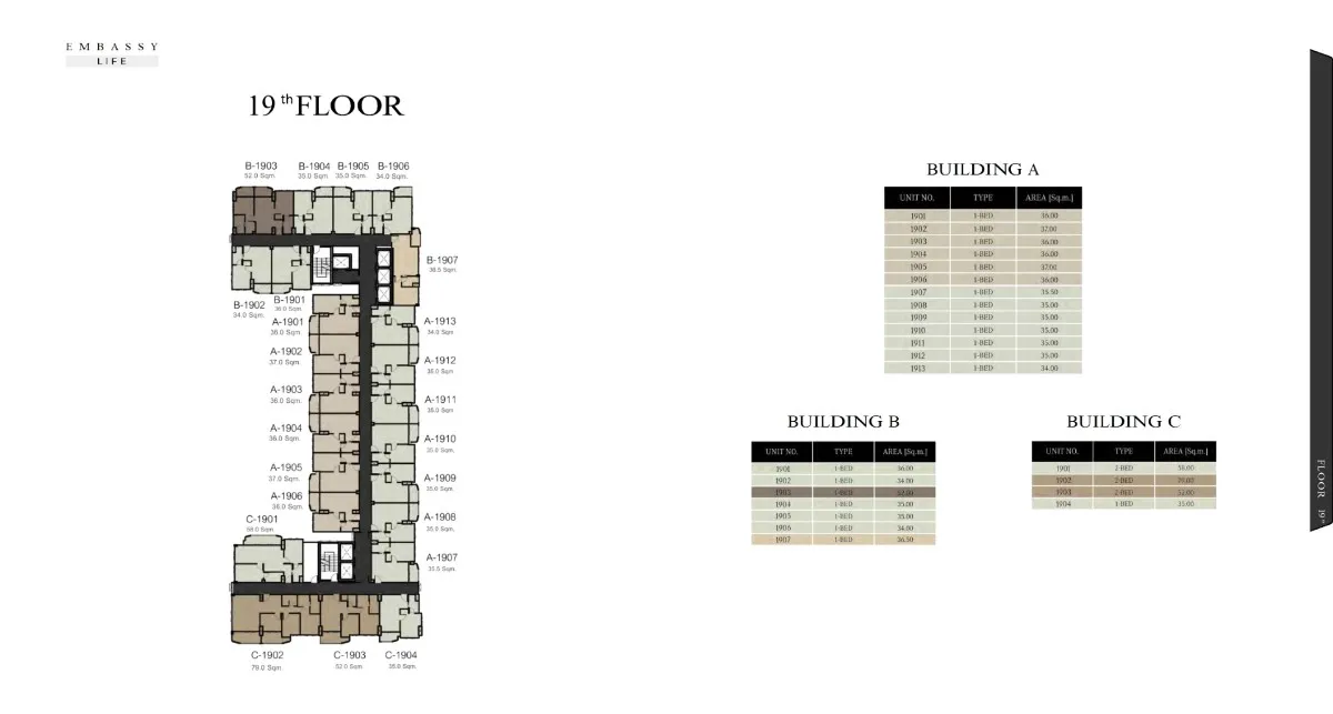 Embassy Life Floor Plan 19