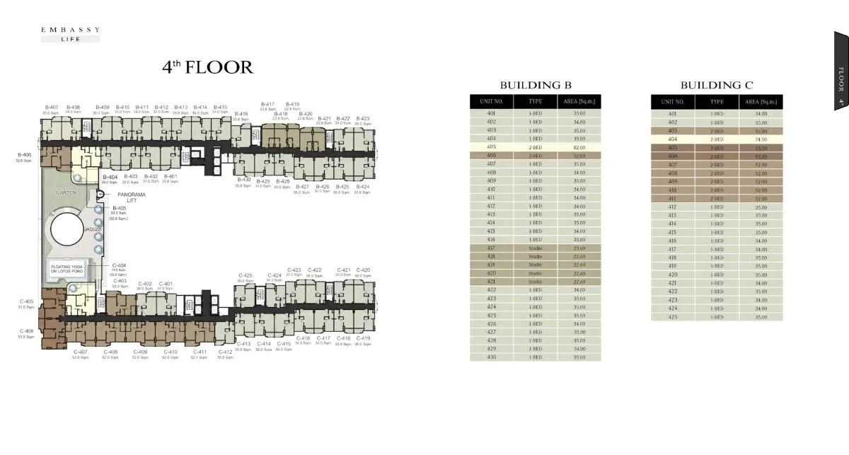 Embassy Life Floor Plan 4