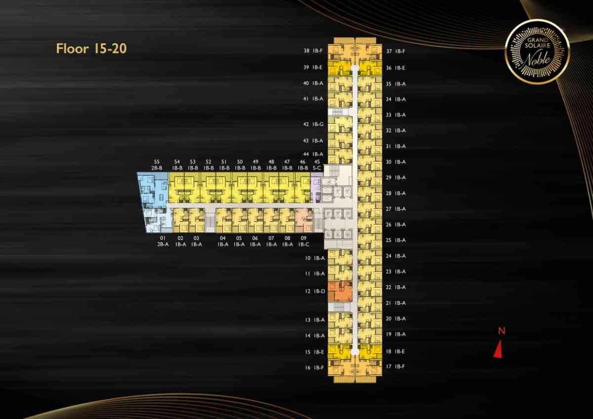 Grand Solaire Noble - Floors 15-20