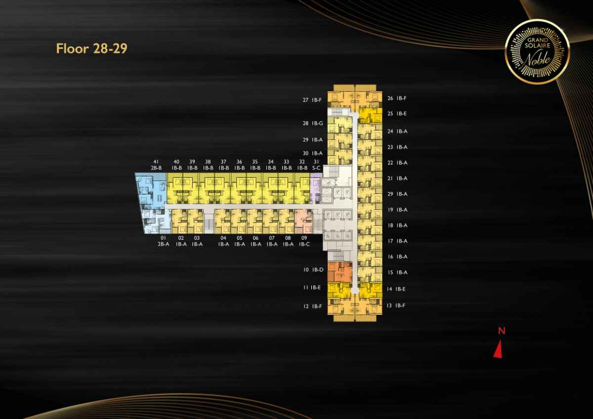 Grand Solaire Noble - Floors 28-29