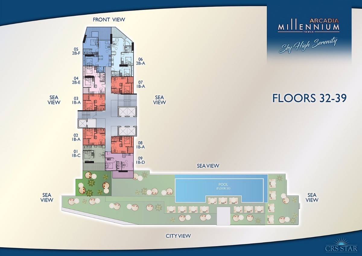 Arcadia Millennium Tower Penthouse Plan